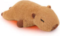 1.8lb Weighted Capybara Microwavable Heating Pad-14‘’Weighted Capybara Heating Pads for Cramps &Period Pain Relief for Women,Heatable & Coolable Stuffed Animals Bedtime Birthday Gift for Women Kids