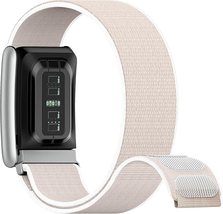 Nylon Bands Compatible with WHOOP 5.0/MG SportFlex - ECG Strap, Adjustable Soft Comfortable Breathable Replacement Stretchy Wristband for Whoop 5.0 Sleep, Accessory for Health & Fitness Wearable