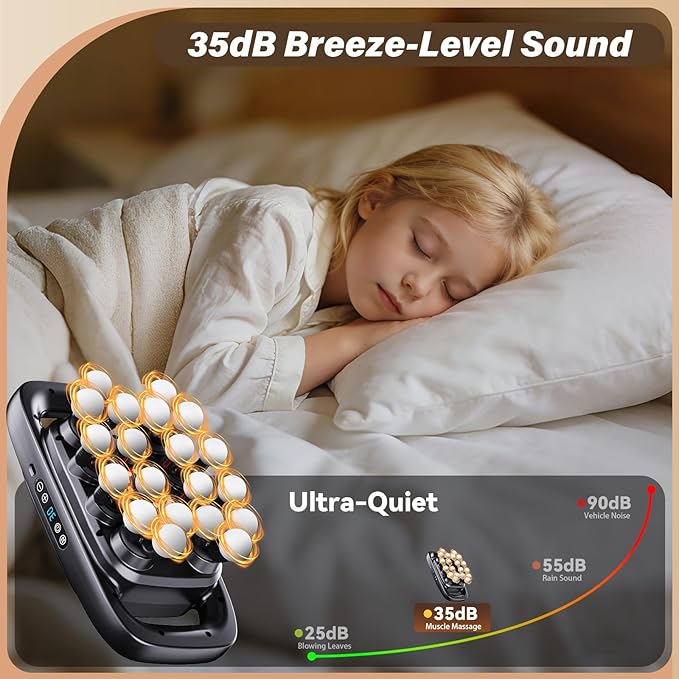 20-Head Massage Gun,2026 Upgrade Deep Tissue Percussion Massager with 3 Modes 30 Intensities, Quiet Muscle Tension Release Electric Massage Tools for Back, Shoulders, Legs