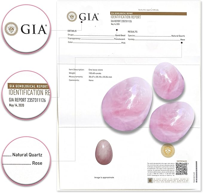 Sacred Weapon Rose Quartz Ben was Balls for Women | Set of 3 Yoni Stones | Yoni Egg for Pelvic Floor | for Yoga & Tightening Postpartum | with Drilled String, eCourse & Gift Box