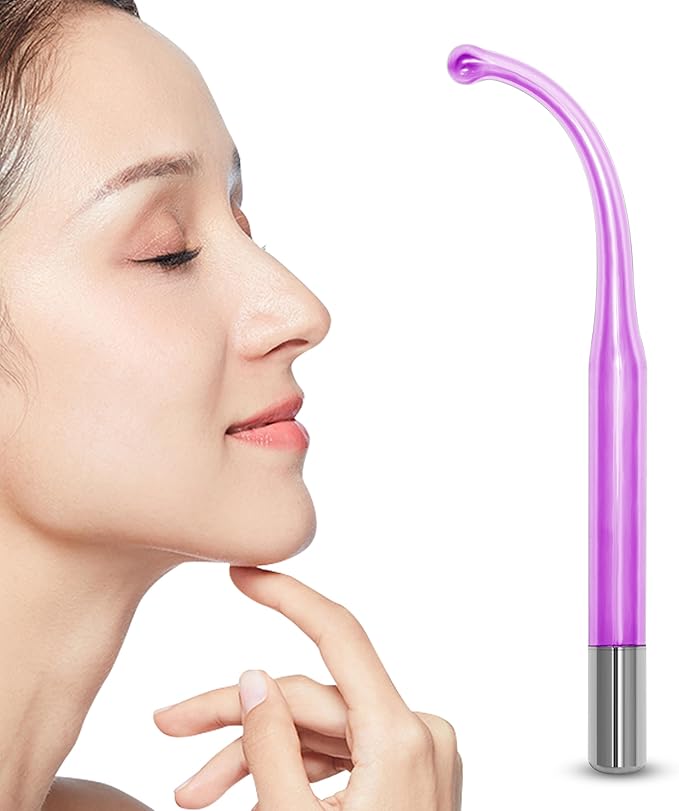 Electrode Wand Glass Tube Handheld Spare Parts for Hi Frequency Instrument Elitzia ETJX006AS (Violet Point)