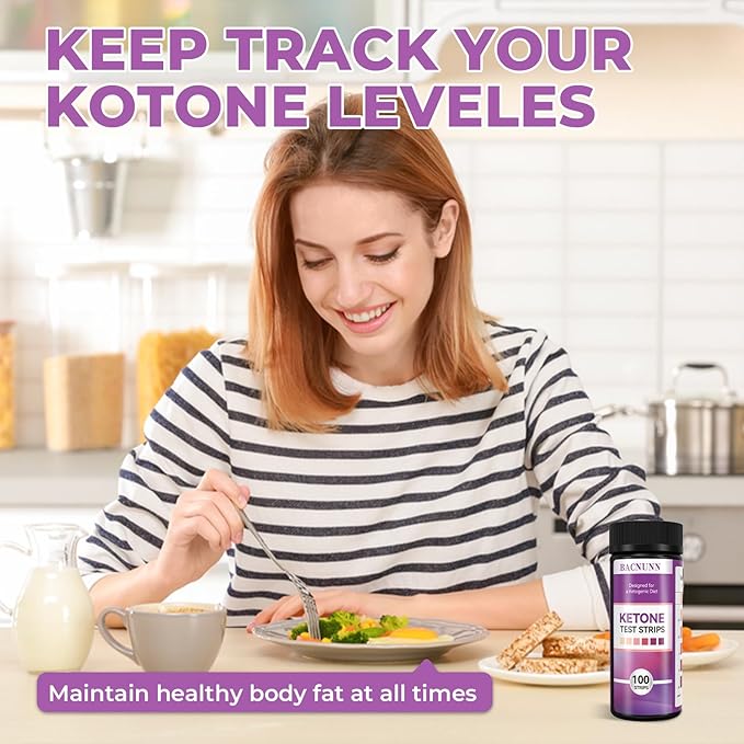 Ketone Test Strips - Upgraded 200 Keto Sticks Urine Test for Ketogenic & Low-Carb Diets with Urine Cup - Ketosis Home Urinalysis