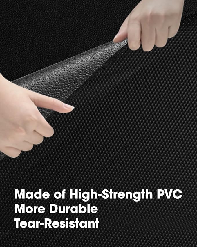 Treadmill Mat 79" x 39", 5mm Thick, for Under Treadmill, Walking Pad & Exercise Bike on Carpet & Hardwood Floors, Non-Slip Stripe Design, Waterproof Floor Protector, Noise & Shock Absorbing