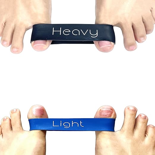 Soxsense Toe Stretcher Bands - Toe Spacers for Bunion Correction, Hallux Valgus Corrector, Foot Stretcher Resistance Band for Bunion Relief 2 PCS