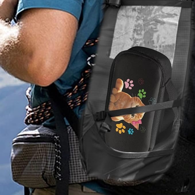 Cartoon Cat Diabetic Supplies Carrying Bag for Glucose Meter Insulin Pens Blood Sugar Test Strips Lancets Syringe Medication or Other Diabetes Care Accessories