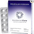 Hydrogen Water Tablets - Molecular H2 Magnesium 12 PPM Supplement Tabs for Drinking Water - Supports Energy, Recovery & Cognitive Function for Antioxidant Cellular Health (30 Count, Unflavored)