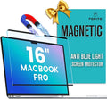 F FORITO Magnetic Anti Blue Light Screen Protector Compatible with MacBook Pro 16 inch(2021-2024, M4, M3, M2, M1), Bubble-Free Install, Removable & Reusable Anti Glare Matte Laptop Screen Shield