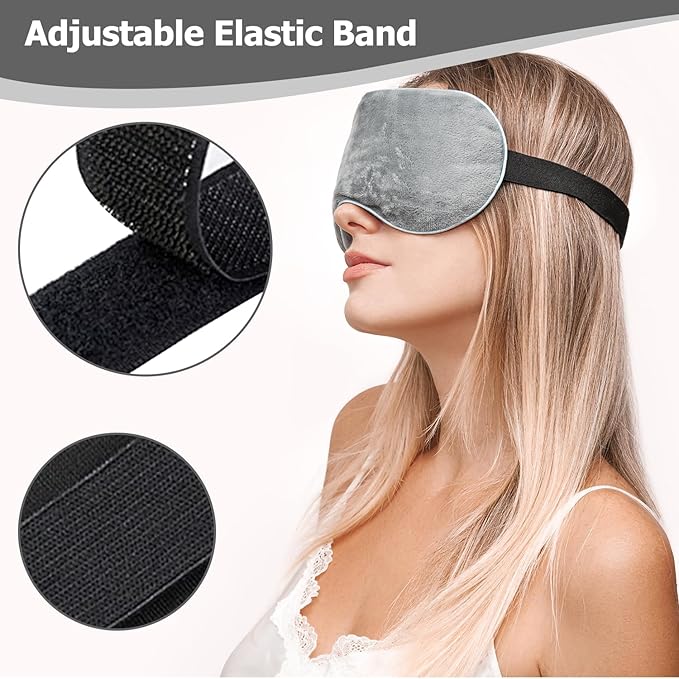 Moist Heat Eye Compress&Microwave Hot Eye Mask for Dry Eyes，Heated Eye Mask Natural and Healthy Therapies
