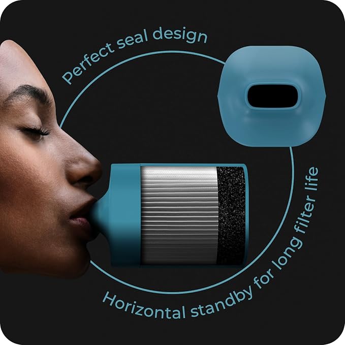 Personal Air Filter To Trap Smoke & Odor - Easy To Use & Long Lasting Replacement Smoke Filter up to 500+ uses I Eliminate Smell For Your Buddy and You with Smoke Catcher I Sploof Vaporizer