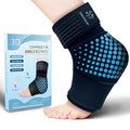 Ankle Ice Pack Wrap for Swelling & Sprains, Reusable Gel Cold Therapy Foot Compress for Achilles Tendonitis, Plantar Fasciitis, Post-Surgery Recovery - Flexible Ergonomic Fit