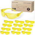 TICONN Clear Safety Glasses for Men and Women, Safety Goggles with Scratch Impact Resistant Meets ANSI Z87.1 Standard