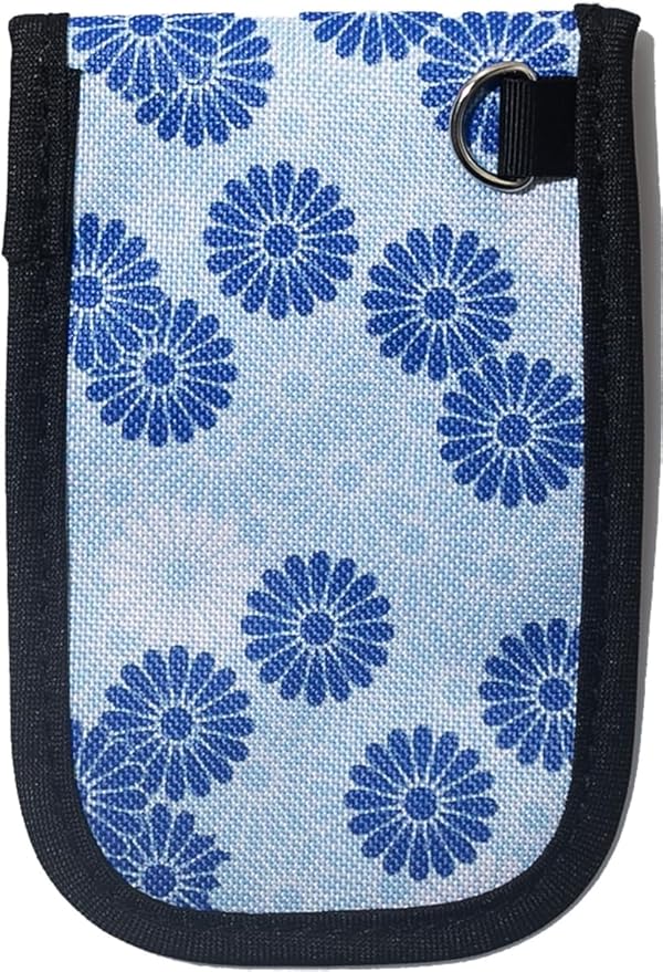 DQL faraday key fob protector, key fob signal blocker, faraday pouch, faraday bag for key fob, key signal blocker (Indigo Garden)