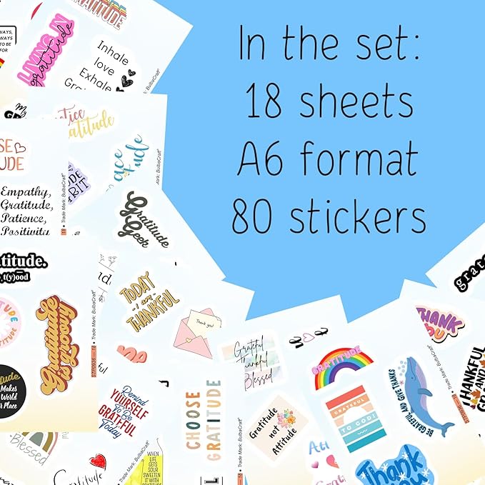 BulbaCraft Physics Stickers for Water Bottle and Laptop - Science Party Supplies & Decorations, Waterproof Vinyl Decals, Physics Formulas Stickers, Gifts for Women & Men