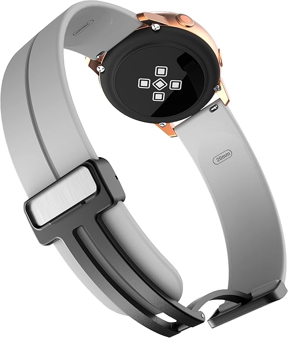 Lamshaw Compatible with Spade & Co Health Smartwatch 4 bands, Soft Silicone Sport Wristband Replacement Straps Compatible with Spade & Co Health Smartwatch 4 1.85 Inches