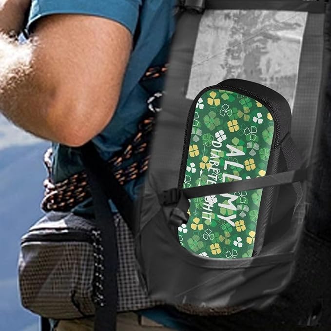 Rnyleeg Insulin Bag for Diabetes Four Leaves Insulin Cooler Travel Case for Women Large Capacity Diabetic Bags for Supplies All My Diabetes Shit