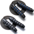 BOOMIBOO Jump Rope, Adjustable Jump Ropes,Skipping Rope Tangle-Free Rapid Speed with Ball Bearings for Women Men Kids,Exercise & Slim Body Jumprope at Home School Gym