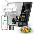 Smart Food Scale with Nutritional Calculator, Free APP with 24 Nutrients Tracking, Calorie, Macro, Premium Stainless Steel Digital Food Scale for Meal Prep Weight Loss, Grams/Ounces, 11lb Capacity