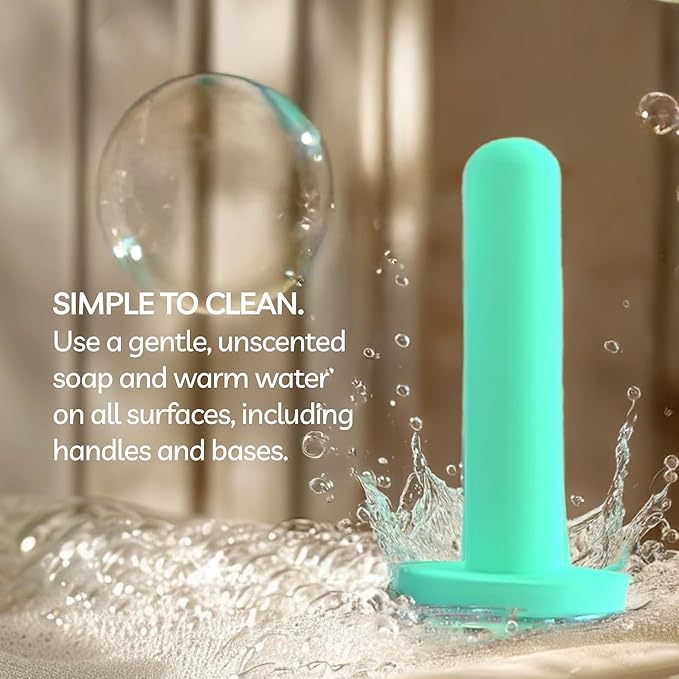 Bliss Innovations Comfort Silicone Pelvic Floor Trainer Kit – Sizes 5-8 – Soft & Flexible Design for Gentle Progression – Includes Bonus 1.3 Oz Bliss Glide ($10 Value)