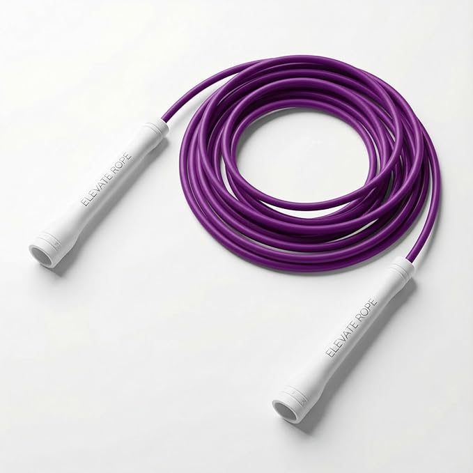 Elevate Rope Professional Beaded Jump Rope - 3m Adjustable, Quality Beads & Poly Cord - For Freestyle, Cardio & Tricks - All Levels & Indoor/Outdoor Use