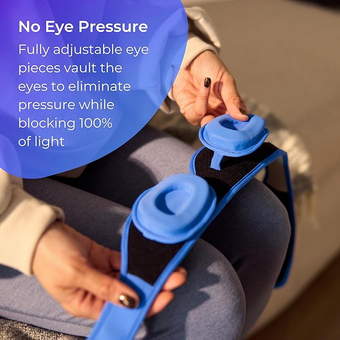 Rechargeable Heated Eye Mask for Dry Eyes – Cordless Warm Compress for MGD, Styes & Eye Strain – Optometrist Recommended for Dry Eye Relief