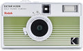 Kodak EKTAR H35N Half Frame Film Camera, 35mm, Reusable, Focus-Free, Bulb Function, Built-in Star Filter, Coated Improved Lens (Film & AAA Battery are not Included) (Striped Green)