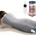 Heating Pad for Back Pain Relief and Period Cramps,17x33 Inches,with10 Temperature Controllers & 3 Timer Options,Large Heating pad for Shoulder and Neck,Dry/Moist Heat Therapy