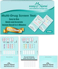 Easy@Home Multi-Drug Screen Test: 5 Pack Urine Drug Testing Kit for AMP/BAR/BZO/COC/MET/MDMA/MOP300/MTD/OXY/PCP/TCA/THC50, All Drugs Includes Marijuana Tests for Home Use,EDOAP-7125