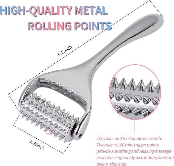 SOOTHESOUL Acupuncture Massage Roller, Valentine‘s Day Gift 2026, Trigger Points Massage Tool, Pain Relief and Stress Relaxing Massager for Muscle,Scalp, Hand,Neck, Arm, Foot, Face