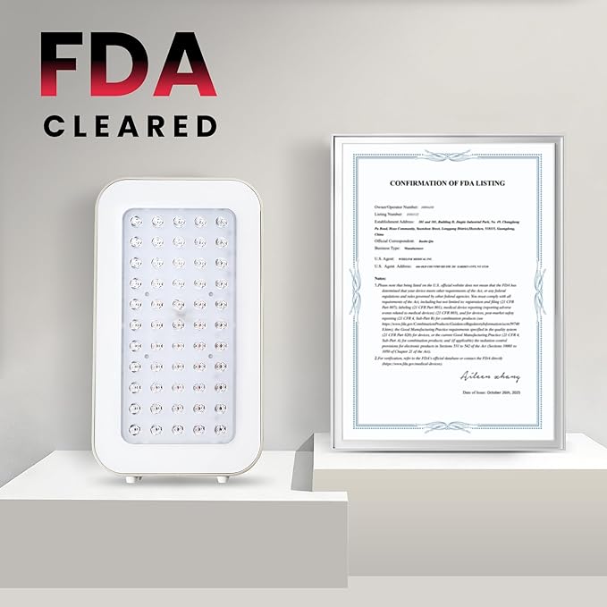 Red Light Therapy Panel - 660nm & 850nm Infrared Light Therapy Lamp with Smart App Control, 55 LEDs High Power Device at Home for Body, Face, Recovery, Skin Health, 115W (PRO100)
