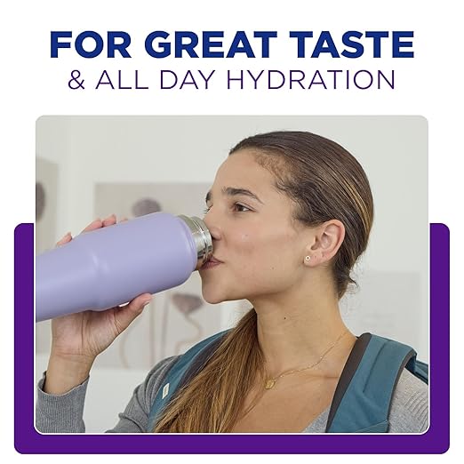 PUR Slim Water Filter Pitcher, 8-Cup Capacity, Compact Design for Dorms & Mini Fridges, Dishwasher Safe, Fast Filtration, Includes 1 Filter, Cleaner Great-Tasting Drinking Water Filtration, Tangerine