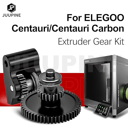 for Elegoo Centauri Carbon High Quality Extruder Gear Kit, Metal Hardened Steel Gear, wear-Resistant Bearings, Smooth Extrusion SKD11 Material Gear Fit for Elegoo CC/CC 2 3D Printer Accessories