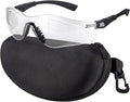 xaegistac Shooting Glasses Anti-fog Shooting Range Eye Protection, Adjustable Safety Glasses with Zipper Hard Case