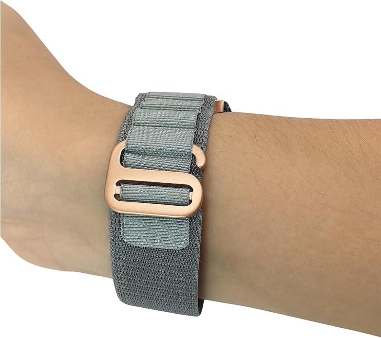 Custom Fit by Wrist Size, Small & Large Wrists, for Garmin Nylon Watch Band –– Compatible with QuickFit 20mm / 22mm / 26mm, Fenix 7, Instinct 2X, Forerunner, Epix, Tactix, MARQ, quatix, Approach
