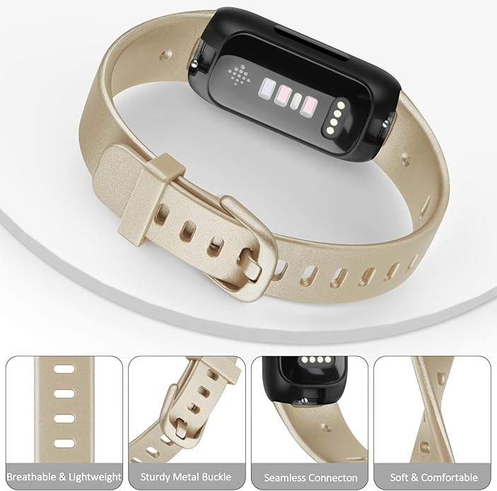 AK Band Compatible with Fitbit Inspire 3 Bands for Women Men, Adjustable Replacement Sport Wristbands Straps for Fitbit Inspire 3 Fitness Tracker