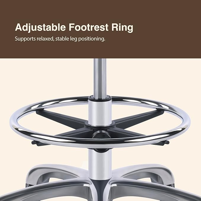 Ergonomic Saddle Stool, Adjustable Pneumatic Swivel Rolling Saddle Seat with Wheels for Hygienic, SPA, Salon, Home and Office, Haku 506 Series