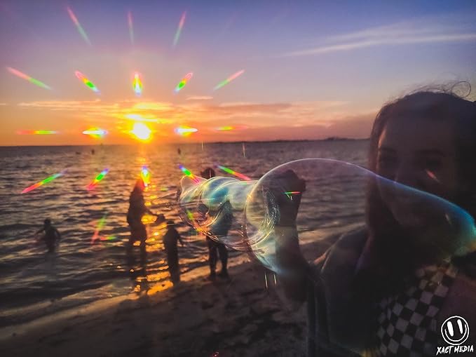 GloFX Ultimate Diffraction Glasses - Matte Black - 3D Prism Rainbow Effect - Great Edm, Festival, Concert, Fireworks, Christmas Lights, and Rave Accessory - Matte Black Frames