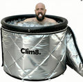 Insulated Cold Plunge Tub: Combining an XL Ice Bath Tub & a Thermal UV-Reflective Cover for Indoor and Outdoor Use,Portable Icy Tub with Dual Drain Systerm for Fast and Easy Drainage