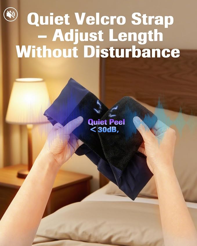 COMOIL 2500mah Cordless Heated Eye Mask for Dry Eyes, 35-65℃ Stepless Precision Warm Eye Compress,Eye Care Heating Pad for Migraine Blepharitis,6 Timers,Washable Heating Pad for Eye Care