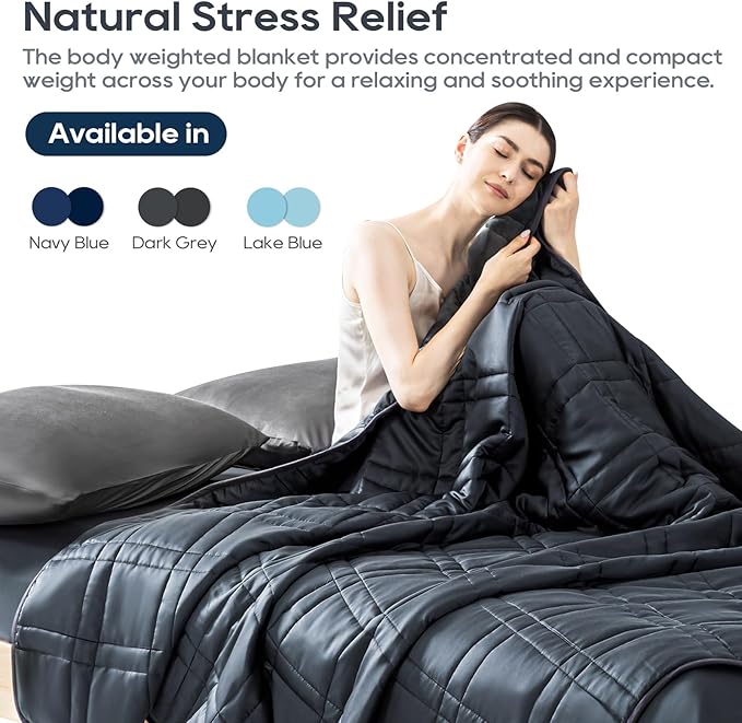 King Size Weighted Blanket 20lbs(88''x104'', Dual-Sided), Reversible King Weighted Blanket with Cozy Warm Velvet & Cooling Tencel Fabric for Adults & Couple All Season - Carry Bag Included, Dark Grey