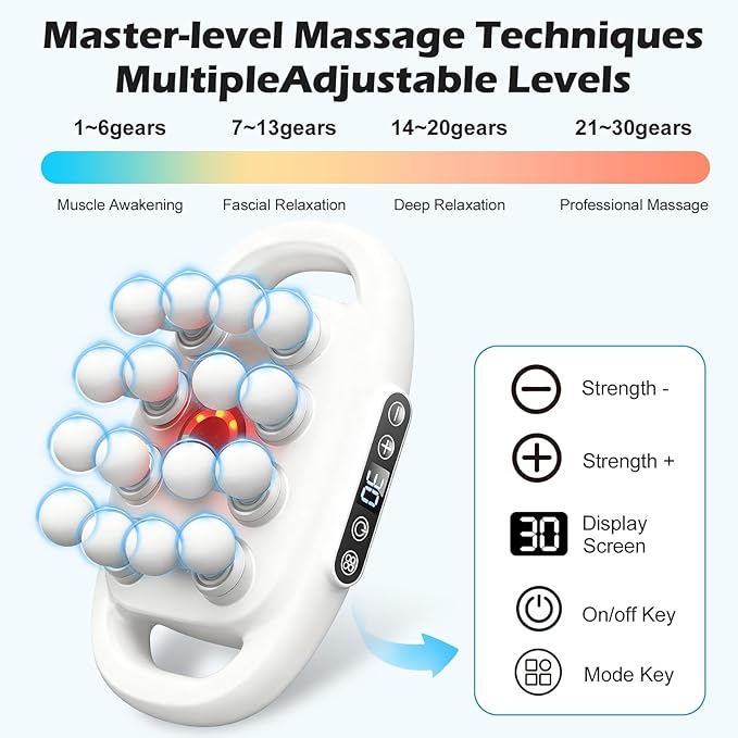 PakaLife 16-Drive 8-Head Massage Gun Set,Gift for Husband,Professional Massage Gun Deep Tissue with Cupping Kit for Massage Therapy, Back Massager for Pain Relief Deep Tissue (Black)