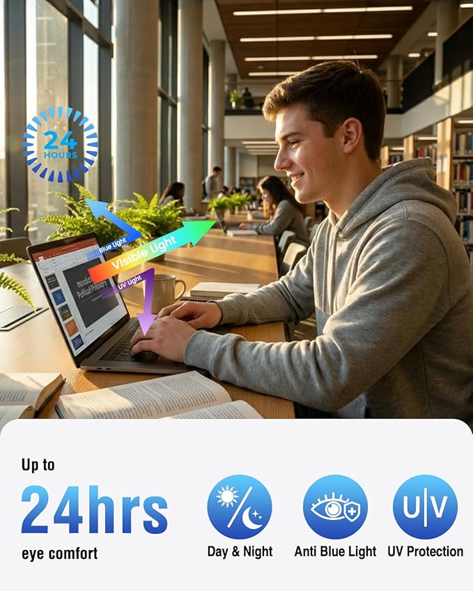 F FORITO 2-Pack Anti Blue Light Matte Screen Protector Compatible with 2026 MacBook Neo 13 inch with A18 Pro Chip - Eye Protection Blue Light Blocking & Anti Glare Laptop Screen Protector