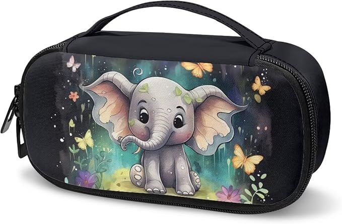 Butterfly Elephant Insulin Cooler Travel Case Handy Medication Insulated Diabetic Carrying Cooling Bag for Insulin Pen and Diabetic Supplies