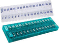 AM PM 31 Day Once-a Day Monthly Pill Planner Organizers - Large Compartment Pill Boxes Store Medications for Entire Month Plus Compartment for Extra Pills (AM/PM) (Am/Pm Clear & Teal)