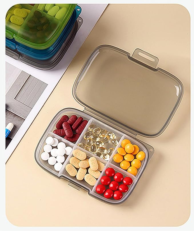 Weekly 7 Day Pill Organizer, Travel Pill Box, Pill case, Medicine Organizer, Pill Container, Pillbox 7 Day, Pill Dispenser, Medication Organizer, Pill Organizer Weekly