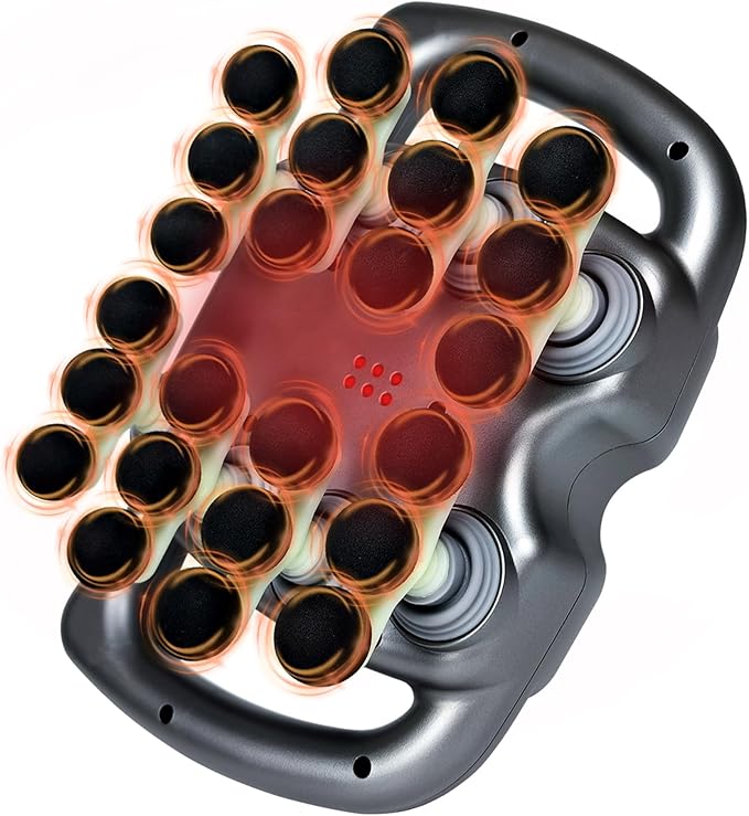 24 Head Massage Gun Set, Deep Tissue Percussion Massager 9 Modes 99 Intensities, Massage Gun for Legs, Shoulders, Back, Body Muscle Pain Relief, Massage Gun Deep Tissue