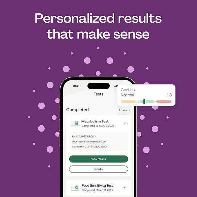 Everlywell At-Home Metabolism Test Collection Kit for Women and Men, Get Accurate Results at Home from a CLIA-Certified Lab Within Days, for Ages 18 Plus