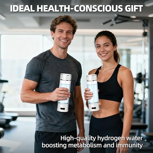 Hydrogen Water Bottle, 1500ppb Hydrogen Water Machine with SPE/PEM Technology, Alternative for Hydrogen Water Pitcher, Water Ionizer, Hydro Water Bottle for Health