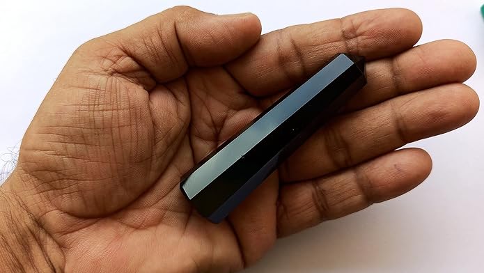 WholesaleGemShop 3 Inch Gemstones Obelisk Tower Jumbo Facet Aura Rock Crystal Natural Polished Earth Wand Spirit