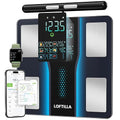 LOFTILLA Smart Scale for Body Weight, 8-Electrode Bluetooth Bathroom Scale with BMI Body Fat Muscle Mass, 50+ Full Body Composition Metrics, High Accurate Scales with 5.4" Large LED Display
