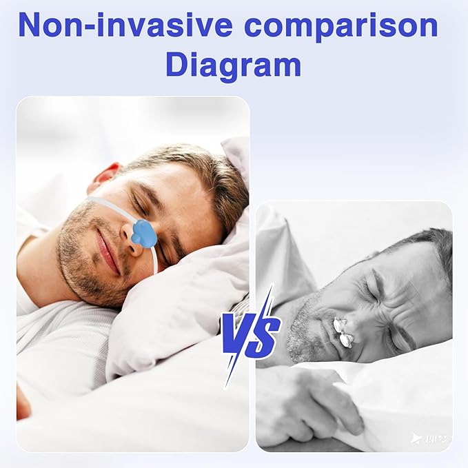 Smart Anti-Snoring Device,Smart Snore Stopper with Strong and Weak Modes for Snoring Reminder,Relief.Easy Use,AI Automatic Monitoring Portable Snore Solution for Home Office Travel